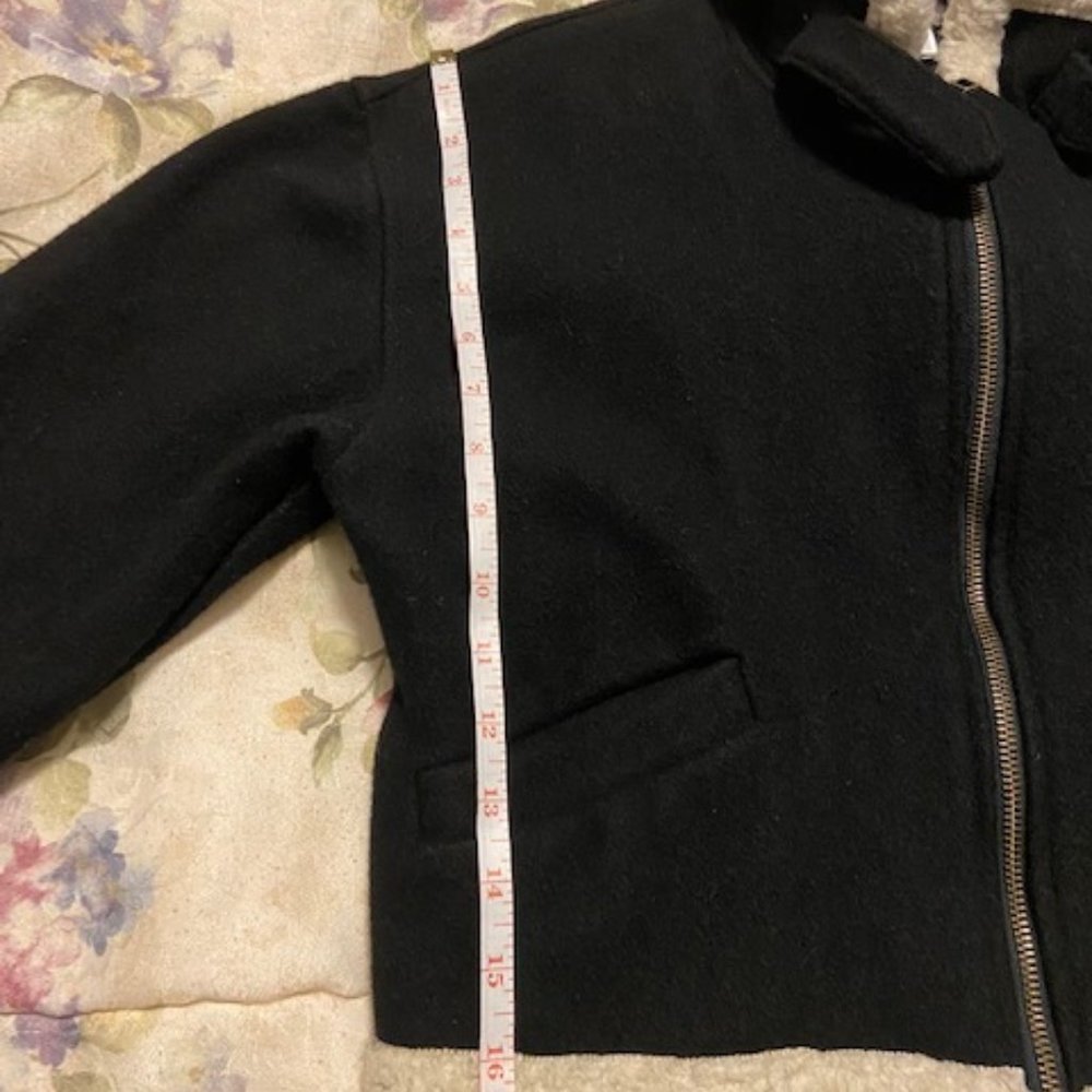 le chateau Black Wool Blend Jacket Size S - Picture 5 of 8